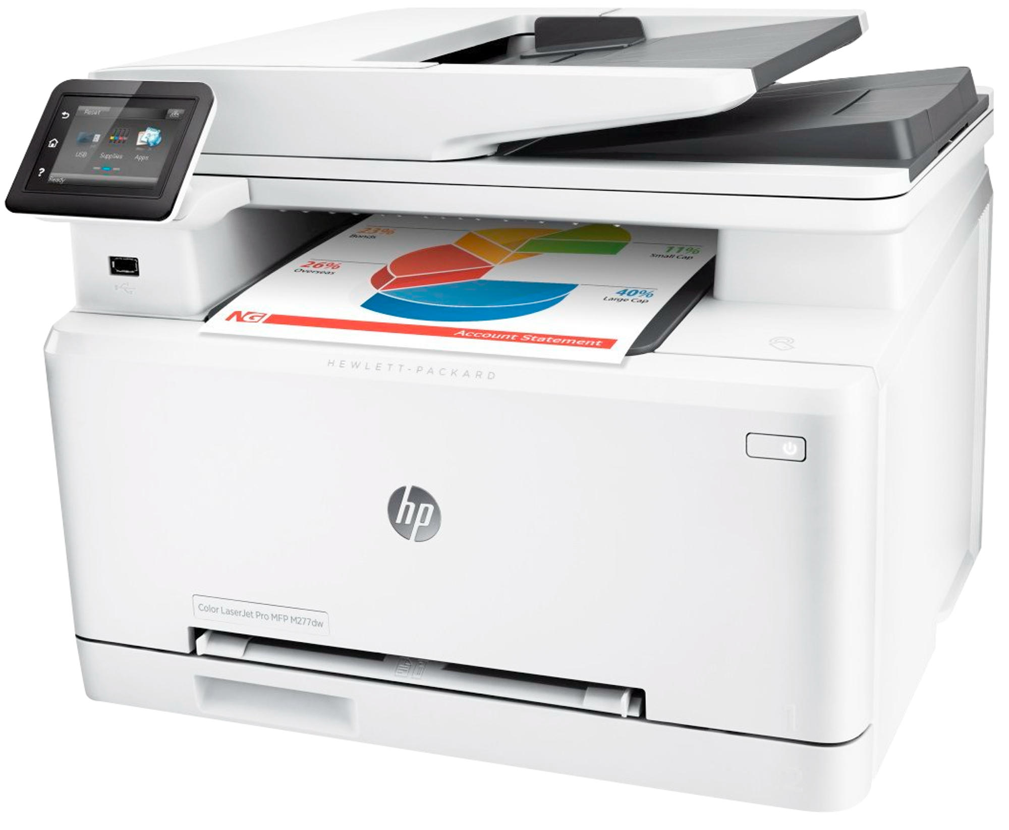 Impresora Multifunción Láser - HP LaserJet Pro M277dw, NFC y WiFi