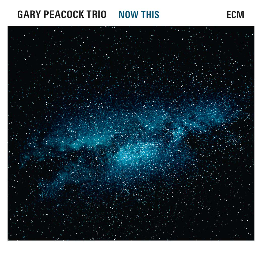 Album borító: csillagos ég kék köddel. Szöveg: 'NOW THIS', Gary Peacock Triótól.