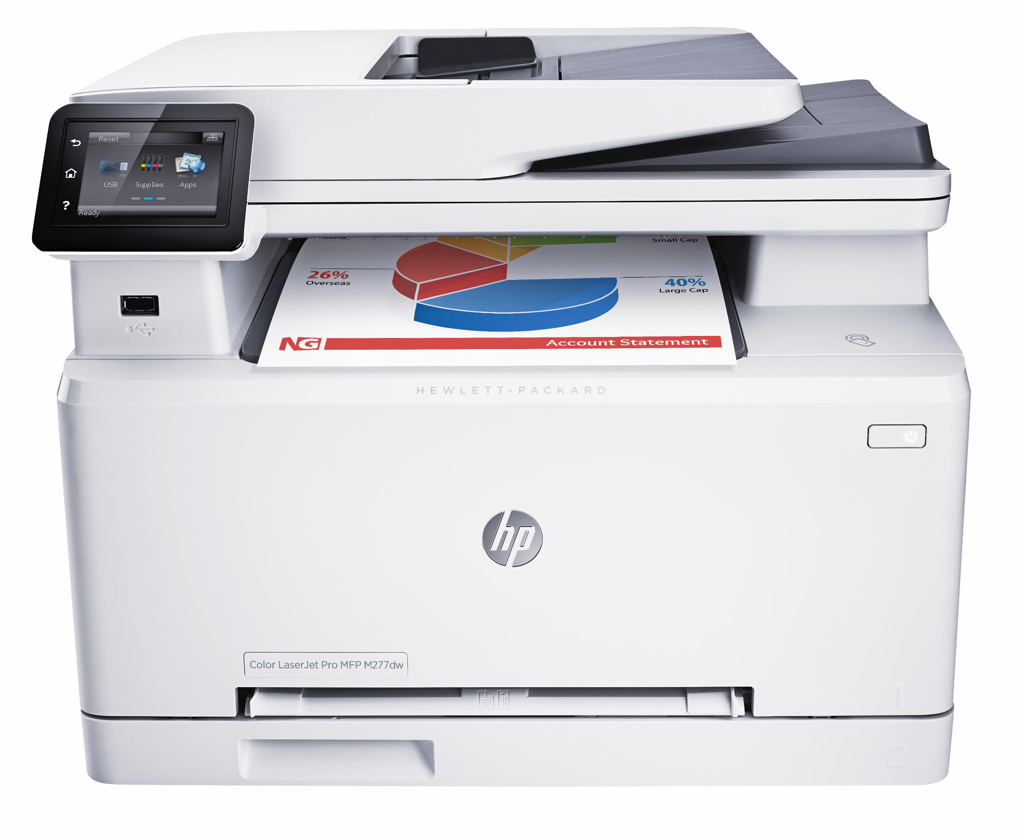 Impresora Multifunción Láser - HP LaserJet Pro M277dw, NFC y WiFi