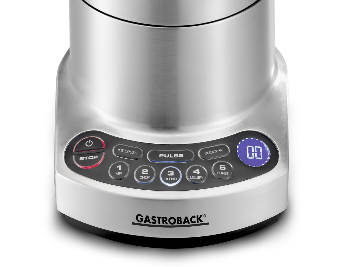 GASTROBACK 41001 Design Advanced Electronic Standmixer Silber (1200 Watt, 1.5 l)