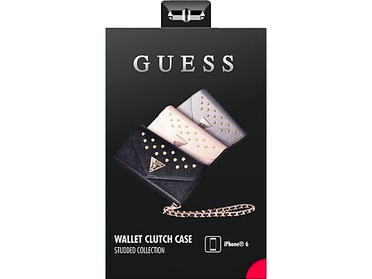 GUESS IPH6 STUDDED CASE BLACK - Clutch Case (Passend für Modell: Apple iPhone 6)