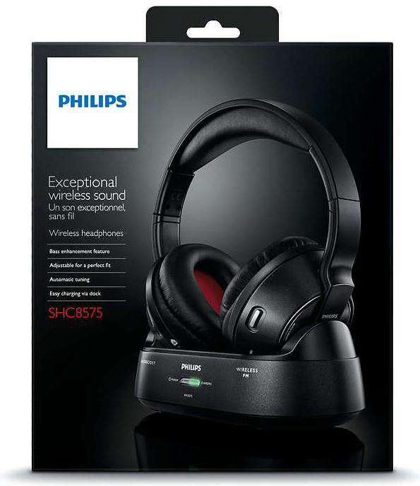 PHILIPS Casque audio sans fil RF (SHC8575/10)