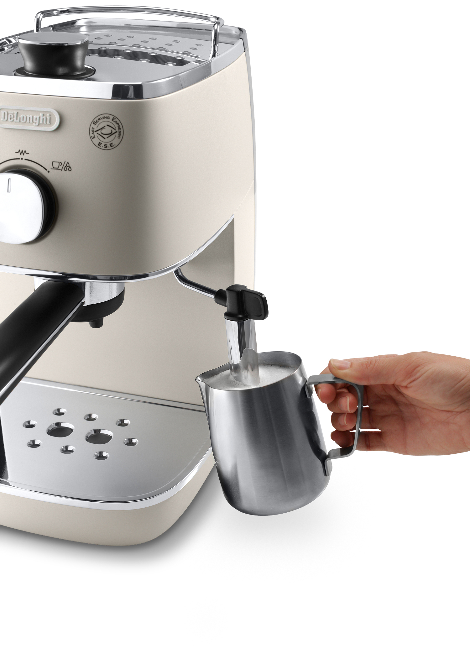 DELONGHI ECI 341 Distinta Espressomaschine Pure White