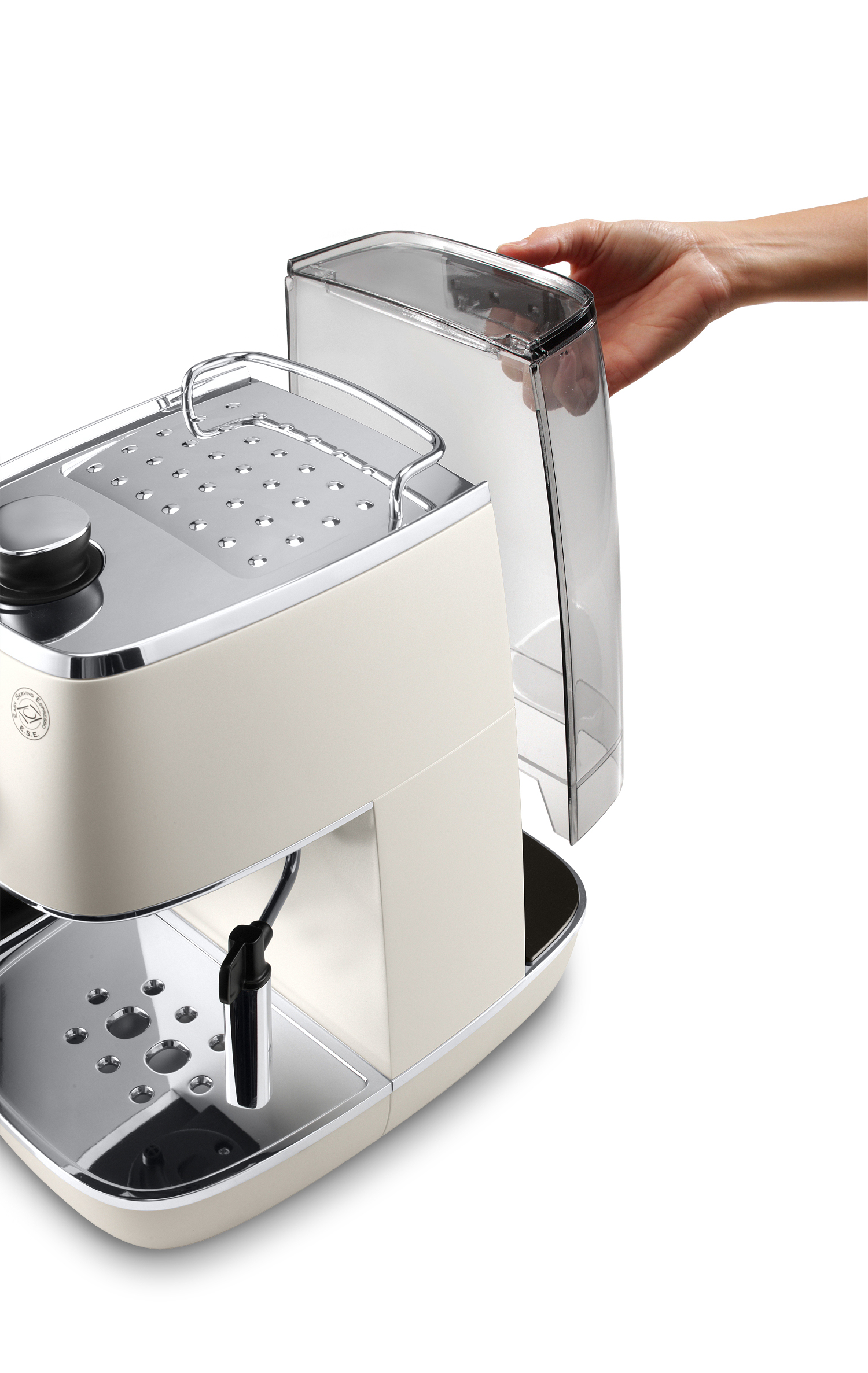 DELONGHI ECI 341 Distinta Espressomaschine Pure White