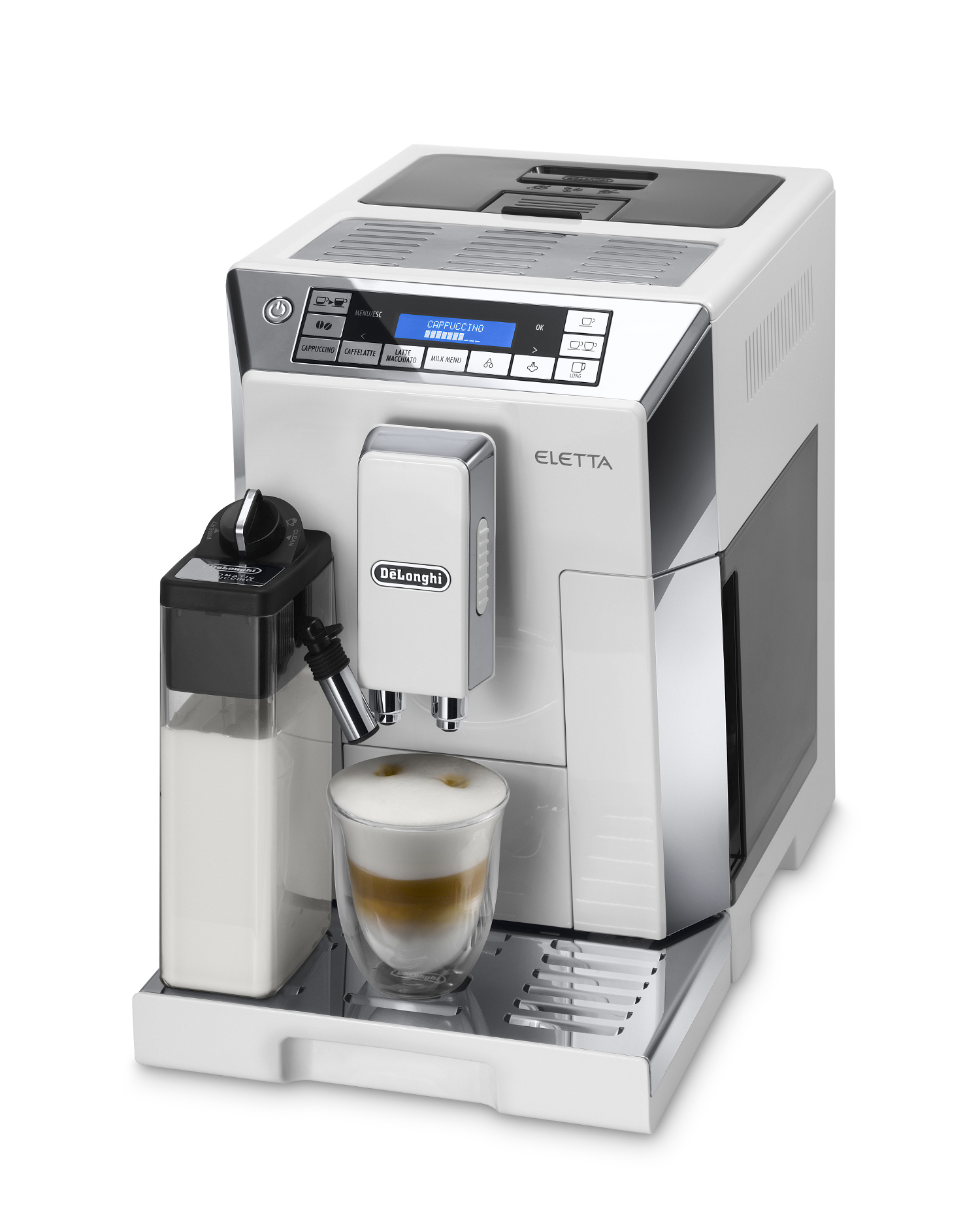 DELONGHI Eletta Cappuccino ECAM45.766.W Kaffeevollautomat Weiß