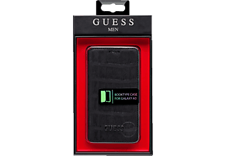 GUESS GU357910, Bookcover, Samsung, Galaxy A3, Schwarz