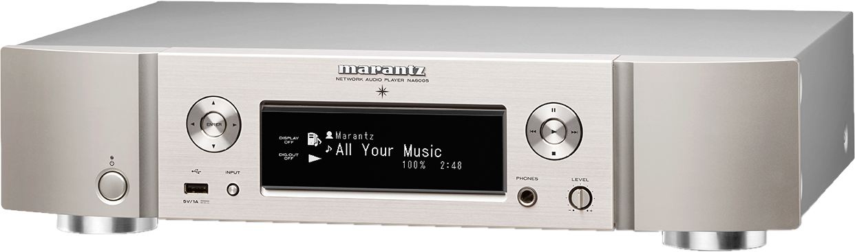 MARANTZ NA6005 hálózati audió lejátszó, ezüst-arany