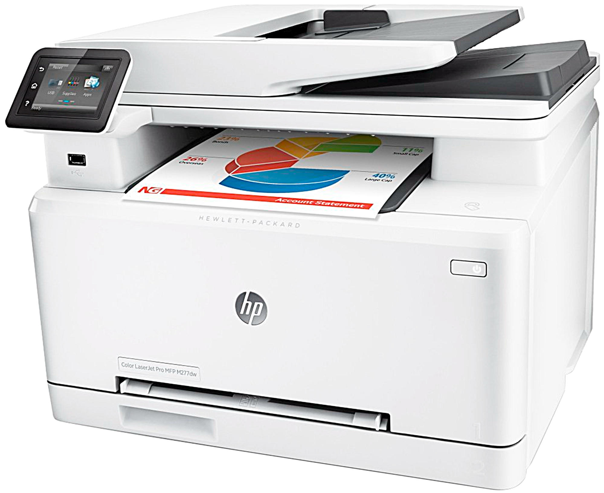 Impresora Multifunción Láser - HP LaserJet Pro M277dw, NFC y WiFi