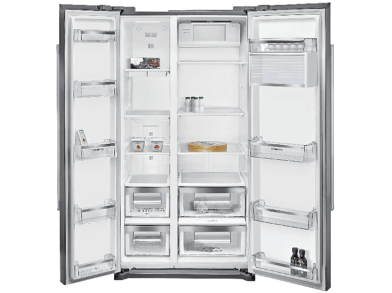 Frigorífico americano - Siemens KA90NVI30 No Frost, Inox anithuellas, 373 Litros, Clase A++