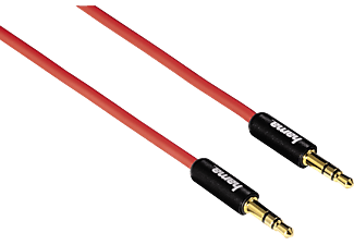 HAMA Super Soft 1 m - Câble audio (Rouge)