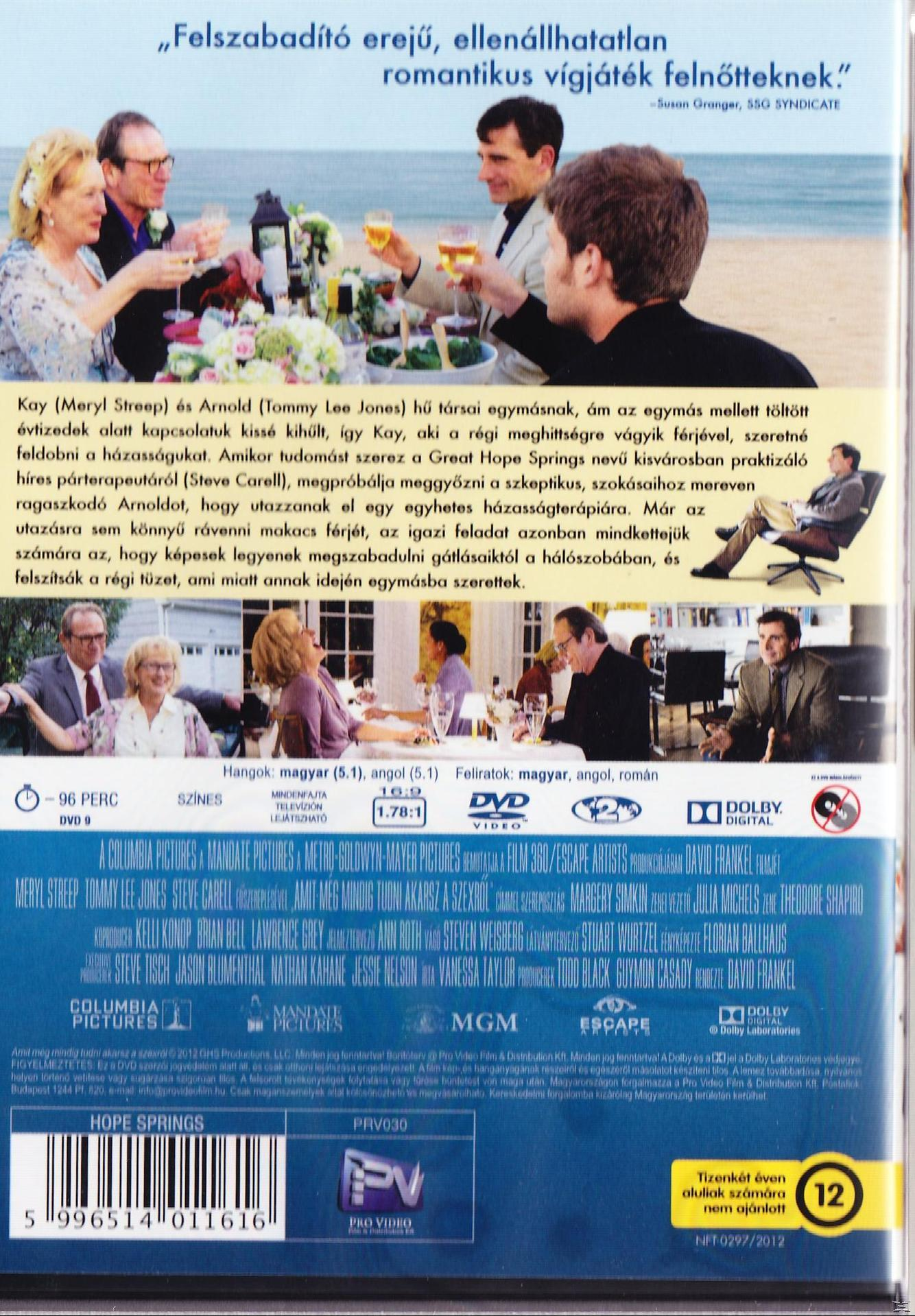 Egy film DVD-borítója, amelyen egy asztalnál ülő emberek csoportja, szöveggel.