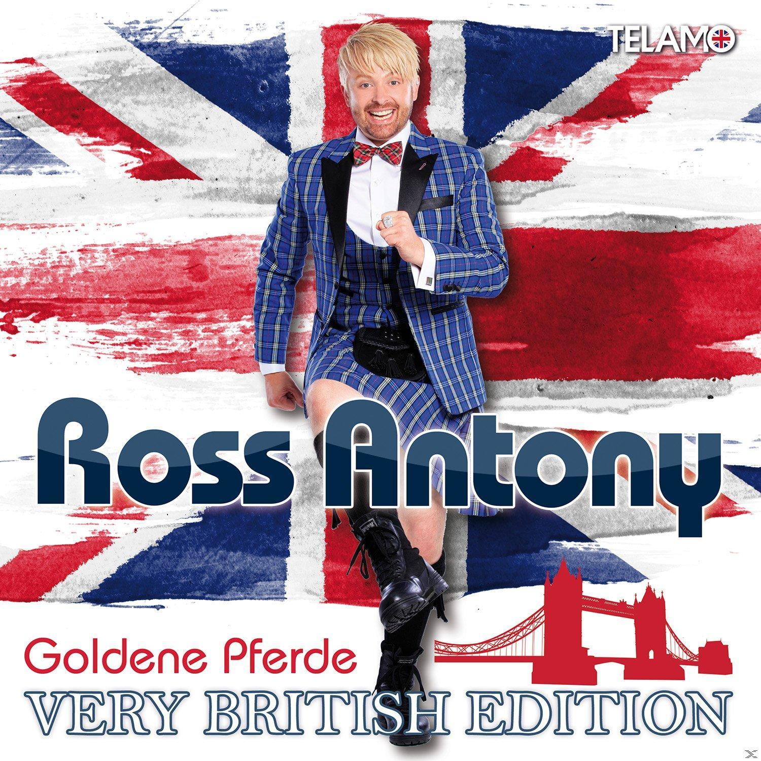 Albumcover. Ein Mann in einem Kilt steht. Der Titel lautet Ross Antony. Auf der Rückseite befindet sich eine Flagge von Großbritannien.