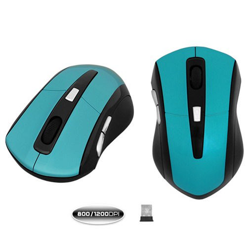 FRISBY FM-75WM 2.4 GHz USB Turkuaz Kablosuz Mouse