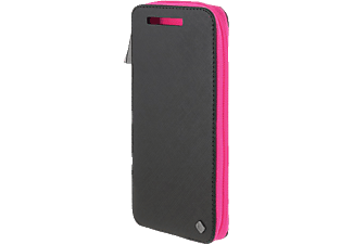 TELILEO 3655 Zip Case, HTC, One M8, Pink