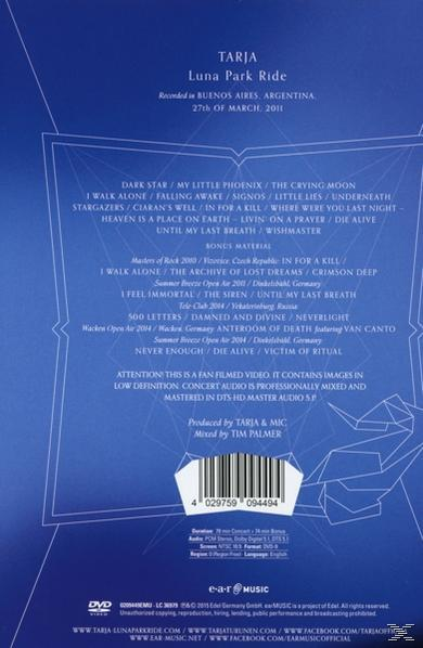 - - (DVD) Luna Park Turunen Tarja Ride