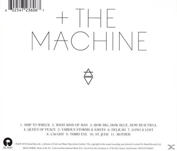 Albumcover mit weißem Hintergrund, Titelliste und Logo.
