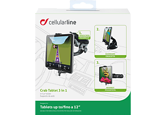 CELLULARLINE 36869 - Tablet Halterung (Schwarz)