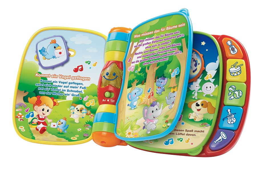 VTECH Mein erstes Liederbuch Lernbuch, Mehrfarbig