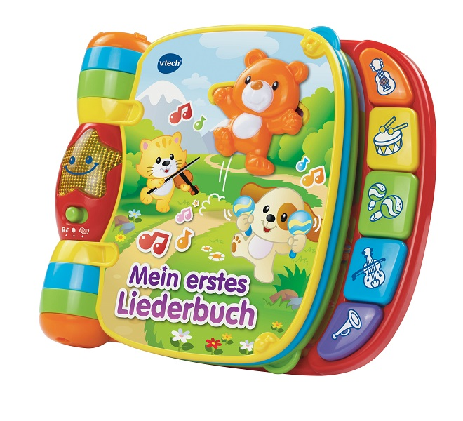 VTECH Mein erstes Liederbuch Lernbuch, Mehrfarbig