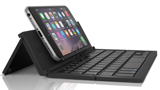 ZAGG UNIPOC-BKG Pocket Stand Bluetooth-Tastatur Schwarz