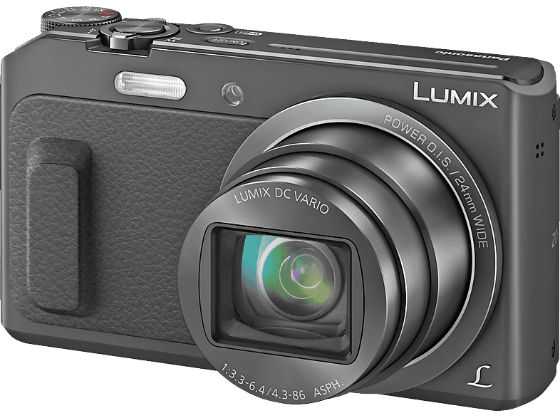 Cámara Panasonic Lumix DMCTZ57 Negro, 16Mp, WiFi, Full HD