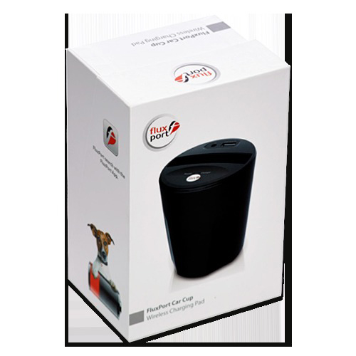 FLUXPORT Car Cup - Wireless Charger Wireless Charger, Schwarz