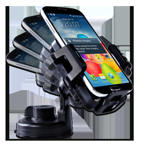 FLUXPORT Car Hug - Wireless Charger Wireless Charger, Schwarz