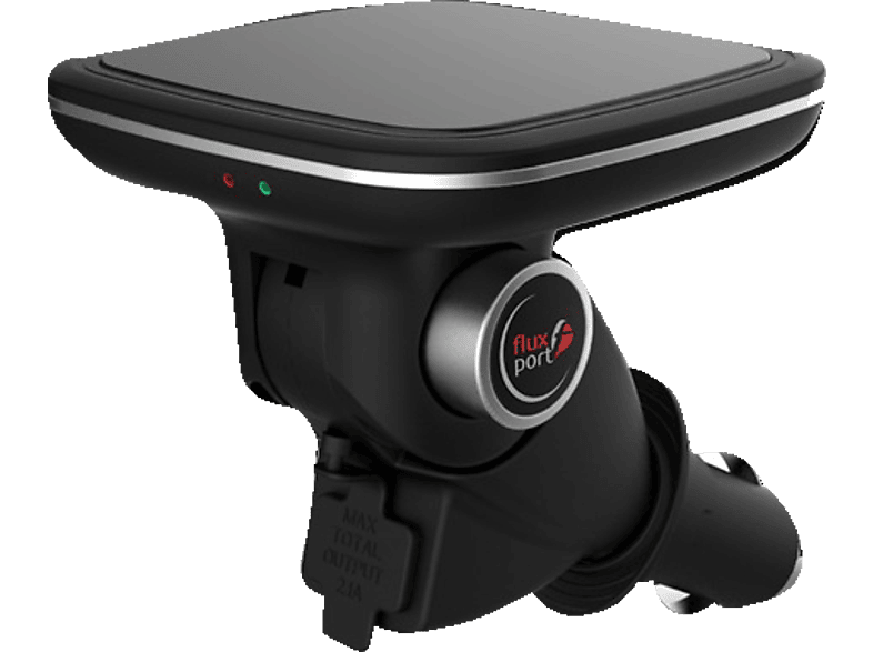 Charger, Wireless Car FLUXPORT Mount Schwarz Wireless - Charger