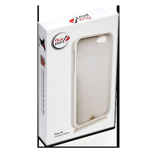 Wireless Charging Case - Fluxy FLUXPORT Weiß Wireless Charging Apple, Case 5A