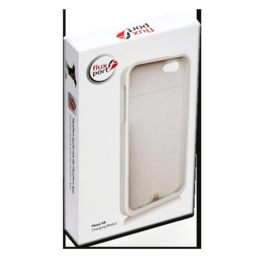 FLUXPORT Fluxy 5A - Wireless Charging Case Wireless Charging Case Apple, Weiß