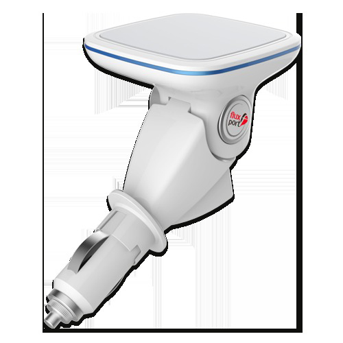 FLUXPORT Car Mount - Wireless Charger Wireless Charger, Weiß