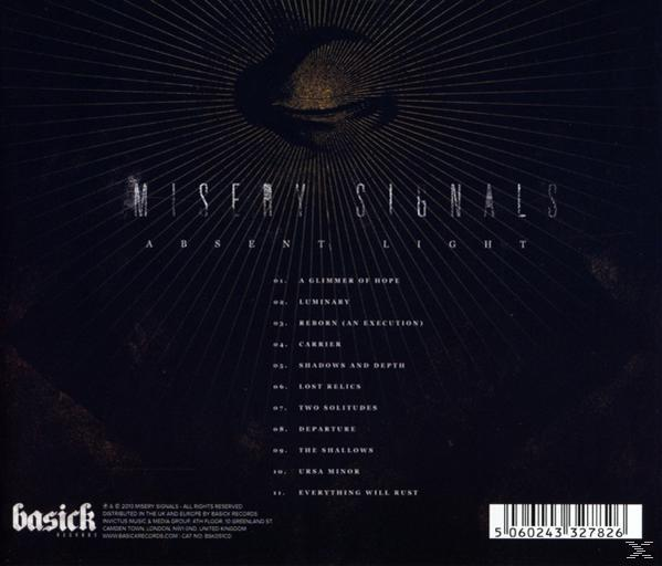 Misery Signals - Absent Light  - (CD)