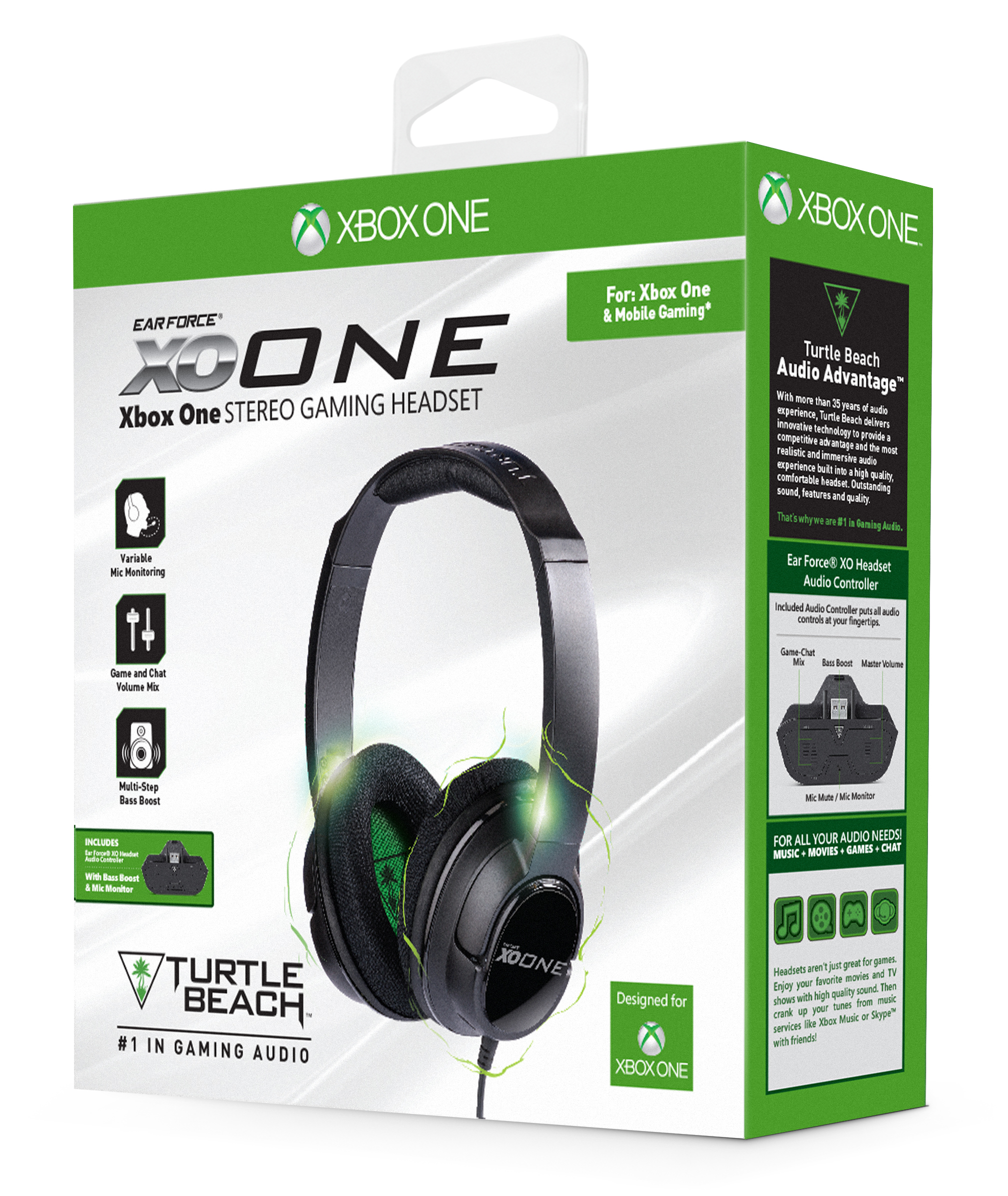 TURTLE BEACH Ear Force XO One Gaming Headset Schwarz