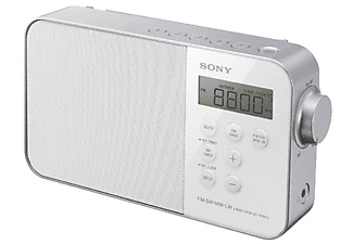 Correspondiente a Adivinar abolir Radio portátil | Sony ICM780SL, AM/FM, Pantalla LED, Blanco