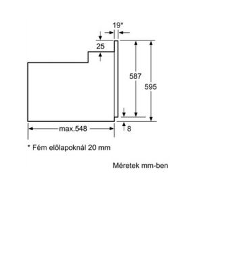 BOSCH HBN231E4 beépíthető sütő