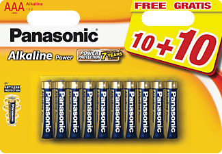 PANASONIC LR03APB/20BW AAA (Micro) Batterie, Alkaline, 1.5 Volt 20 Stück