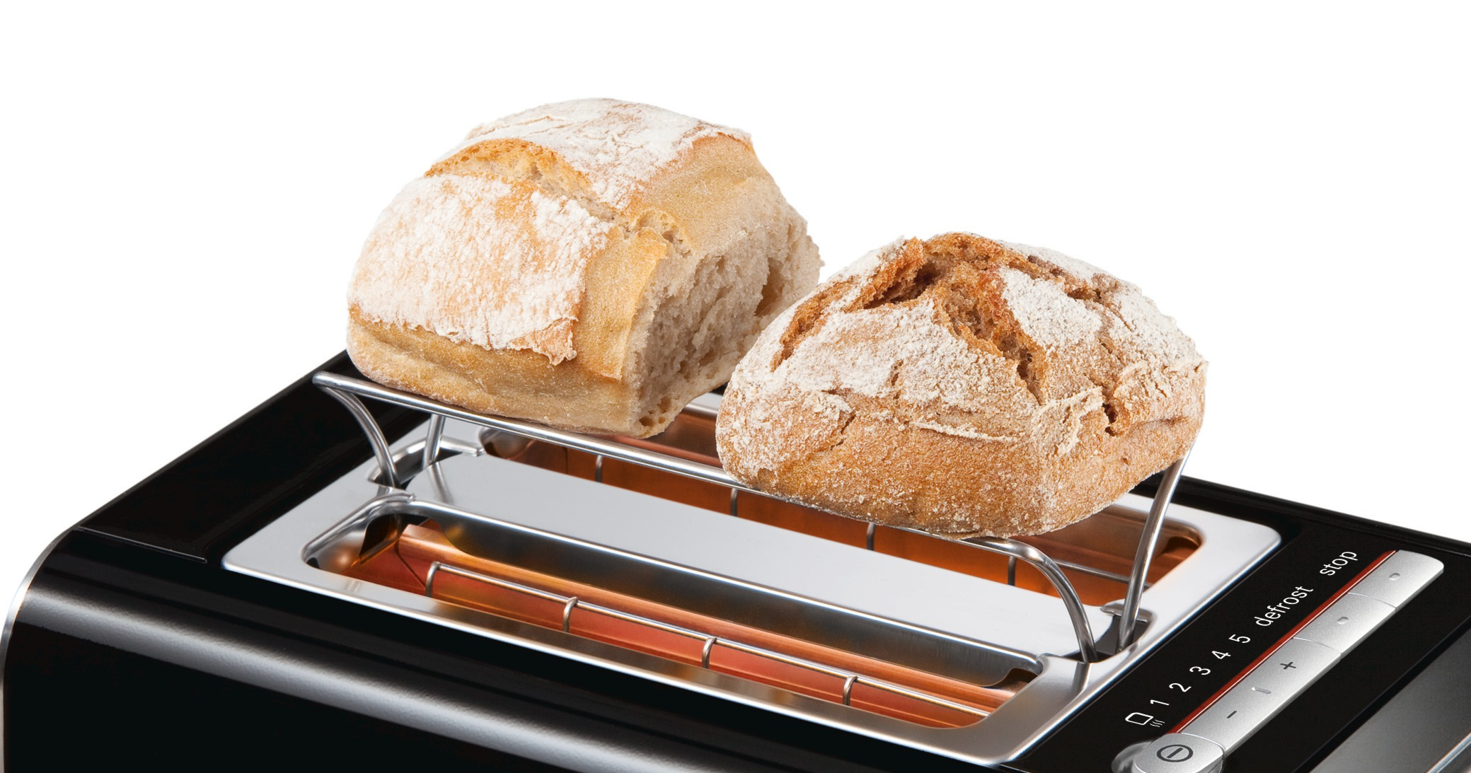 SIEMENS TT86103 sensor for senses Toaster Anthrazit (860 Watt, Schlitze: 2)
