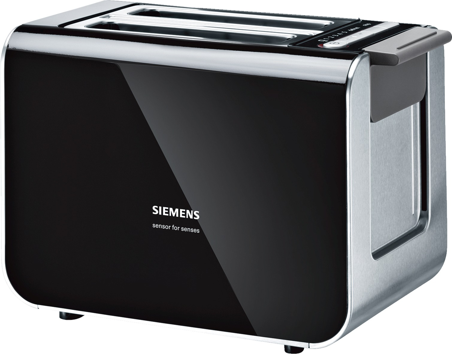 SIEMENS TT86103 sensor for senses Toaster Anthrazit (860 Watt, Schlitze: 2)