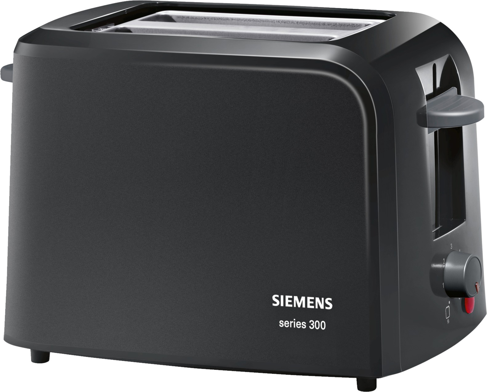 SIEMENS TT 3A0103 Toaster Schwarz (980 Watt, Schlitze: 2)