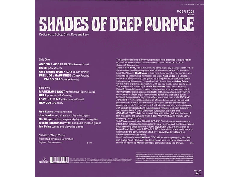 Thumbnail - Deep Purple - Shades Of (Stereo) (Vinyl)