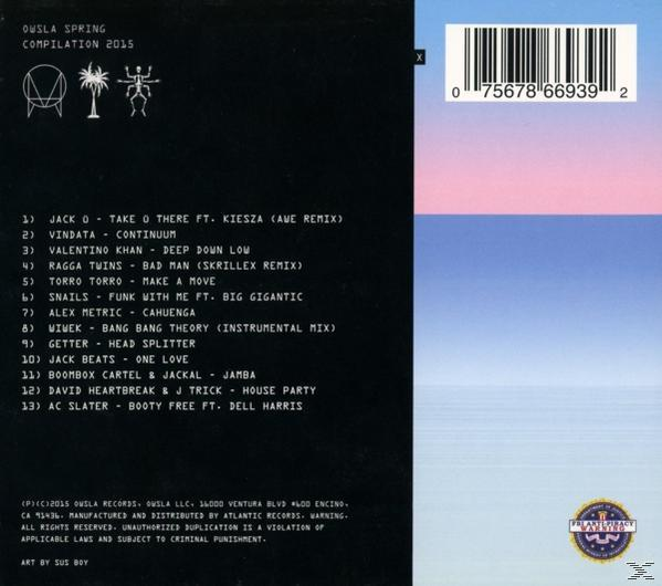 VARIOUS - Owsla-Spring Compilation2015  - (CD)