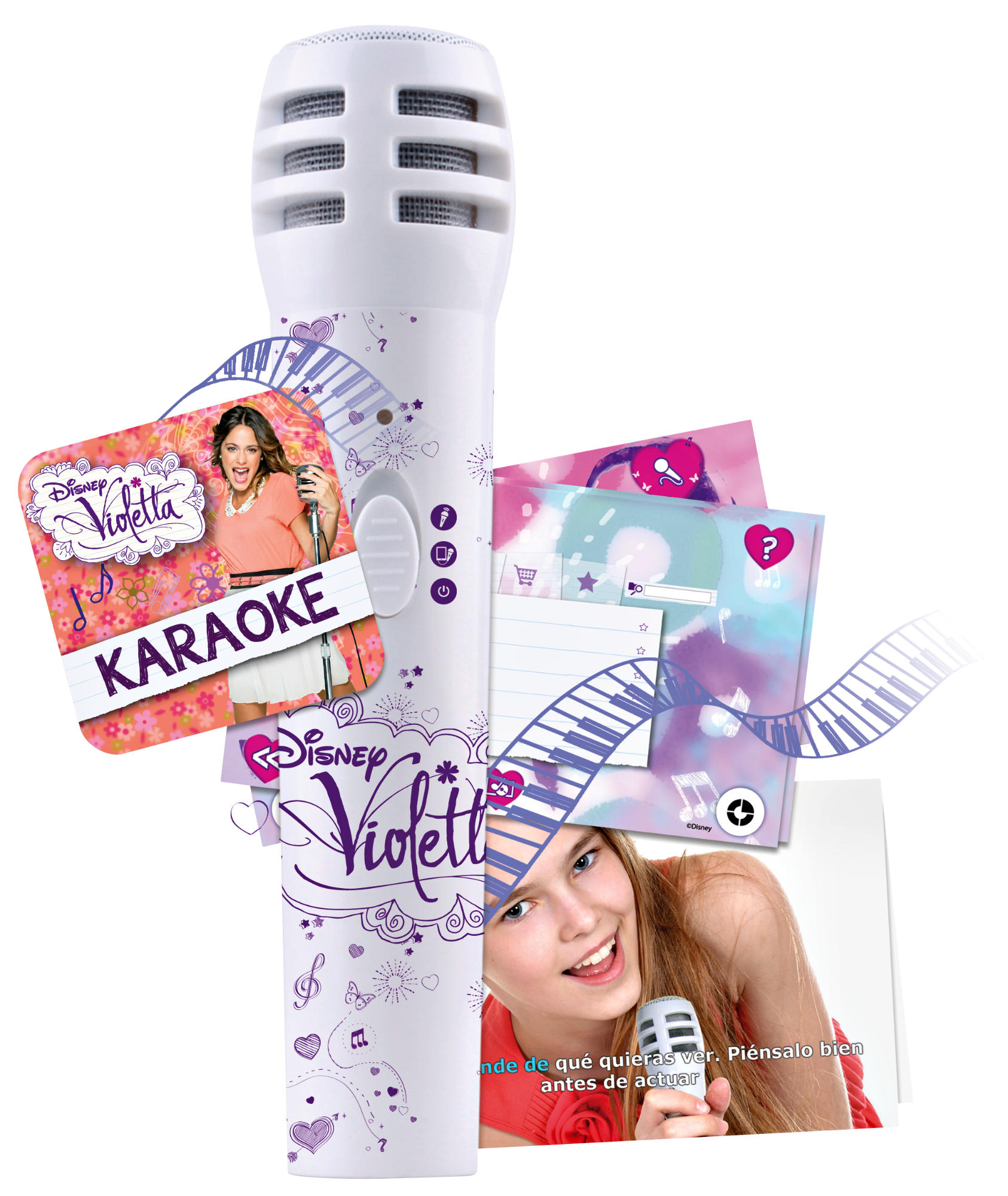 Karaoke Violetta - Ingo Devices VIJ001Z, micrófono y 5 canciones
