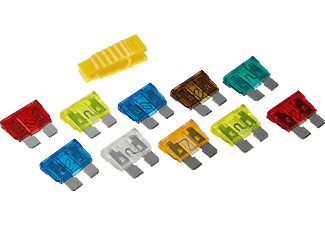 HAMA 136653 FUSE BLADE TYPE 10x - Set di fusibili piatti (Multicolore)