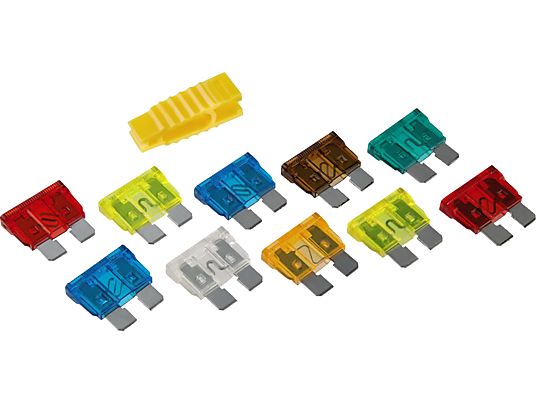 HAMA FUSE BLADE TYPE 10x - Flachsicherungen-Set (Mehrfarbig)