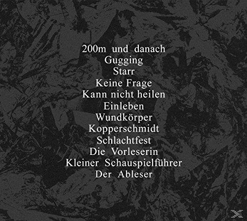 Schwarz-Weiß-Text auf dunklem Hintergrund, mit deutschen Wörtern.