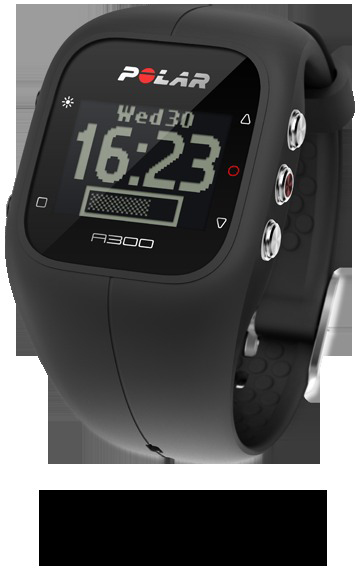 POLAR 90051953 A 300, Fitness Tracker, 120-220 mm, Schwarz