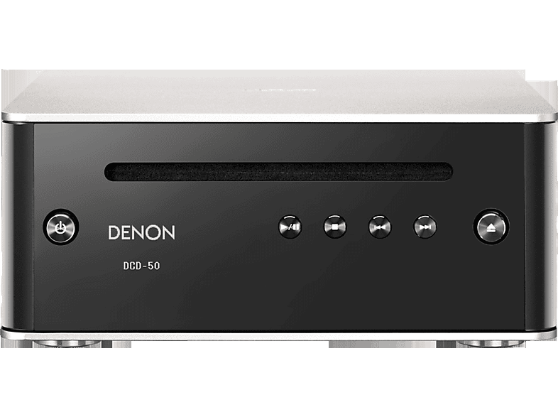 DENON DCD-50 HiFi-CD-Player, Silber/Schwarz