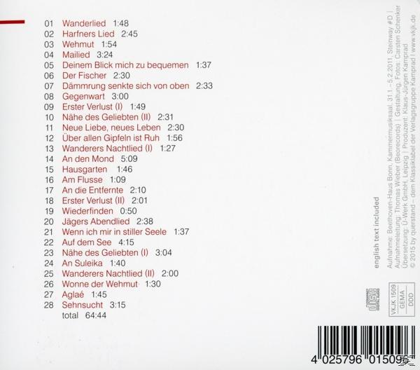 Tobias Berndt, Alexander Fleischer - Goethe-Lieder  - (CD)