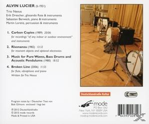Trio Nexus - Lucier: Broken Line  - (CD)