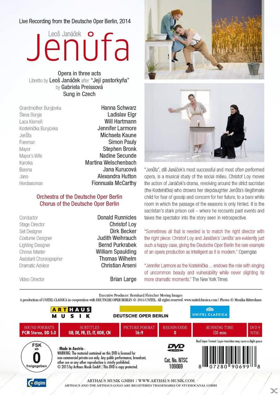 VARIOUS, Orchester Der Deutschen Oper Berlin, Chor Der Deutschen Oper Berlin - Jenufa  - (DVD)